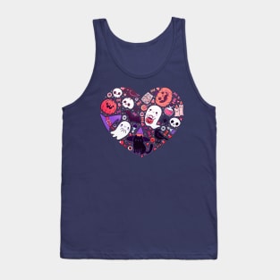 Cute heart halloween Tank Top